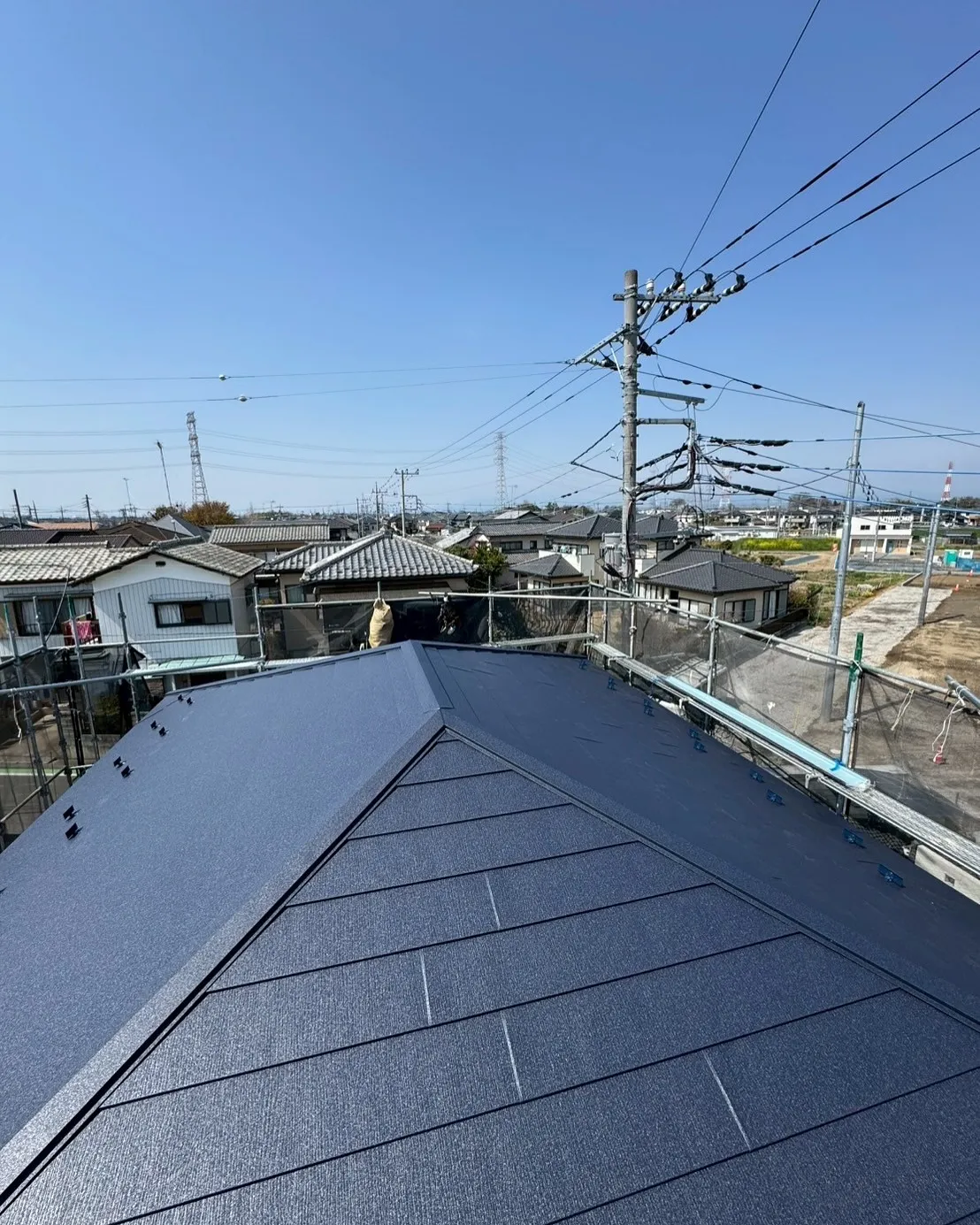 熊谷市 屋根カバー工事 スーパーガルテクト