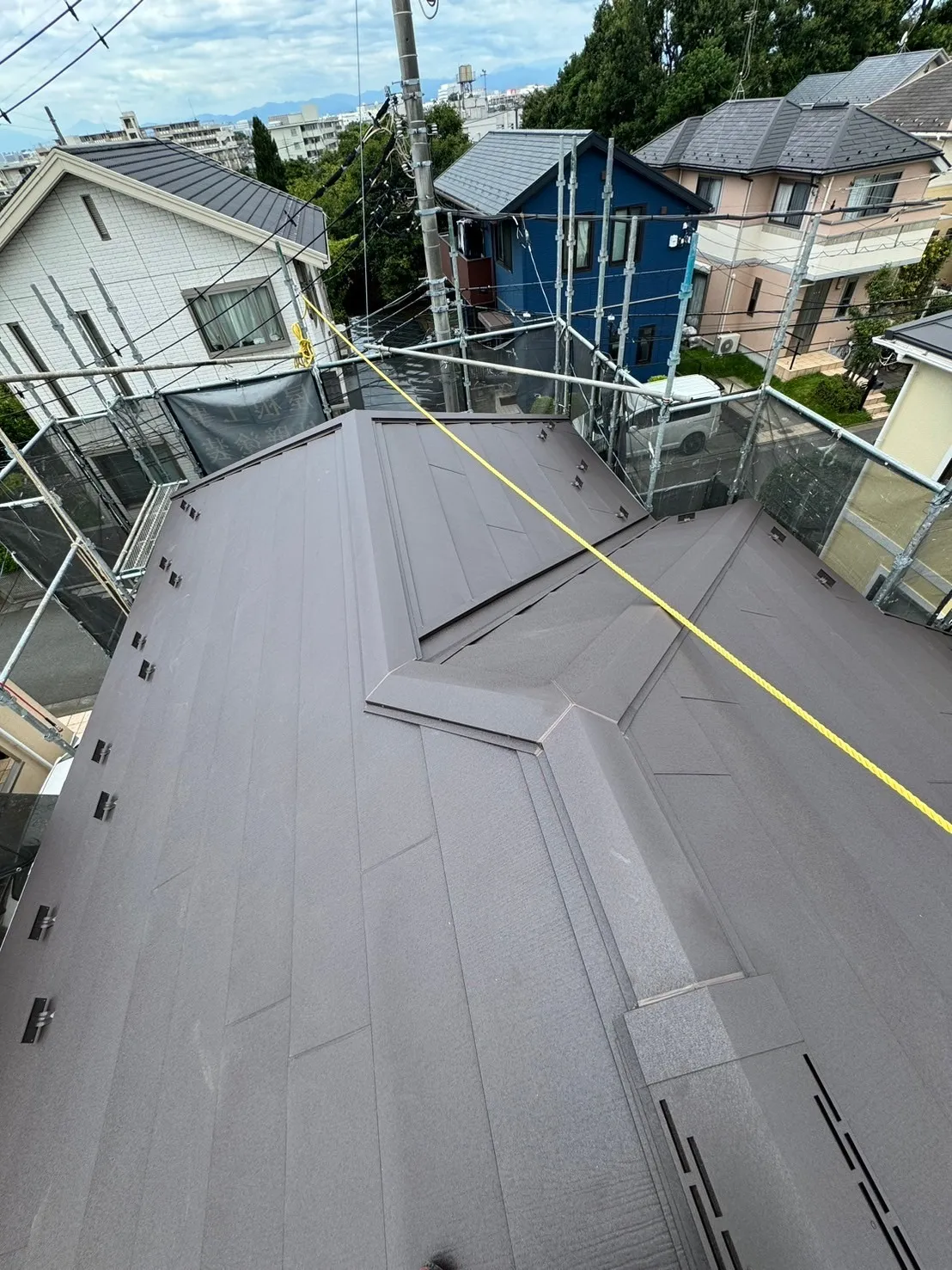 国分寺市 屋根カバー工事