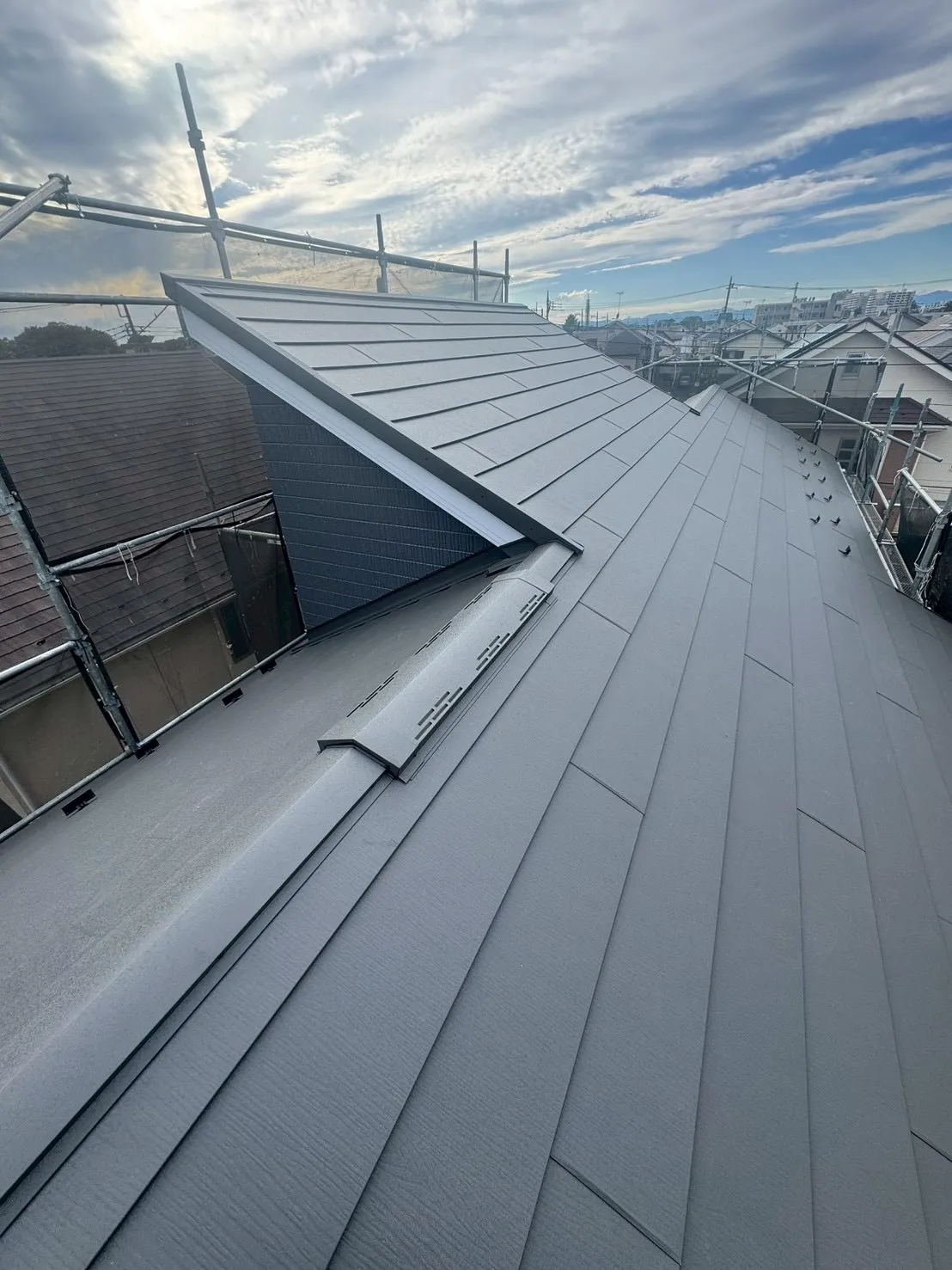 西東京市 屋根カバー スーパーガルテクト